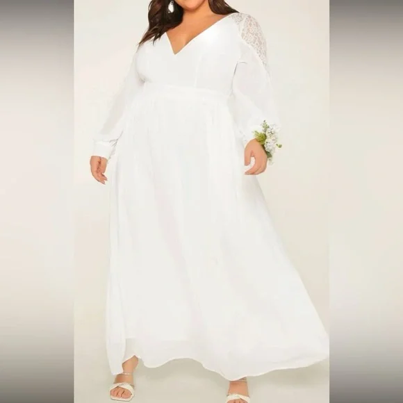 shein long sleeve dress formal Alison Long Sleeve Maxi Dress - Black
